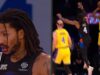 Derrick Rose BLOCKS Ben McLemore’s 3-Point Attempt – Lakers vs Knicks | April 12, 2021