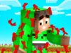 I Got Attacked By 10,000 Mini CLAY SOLDIERS In Minecraft…