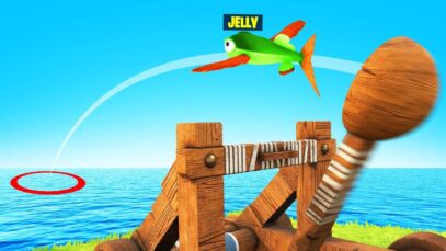 I Got CATAPULTED As A FLYING FISH! (I am Fish)