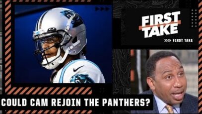 Stephen A. reacts to Cam Newton meeting with the Panthers to possibly rejoin the team | First Take