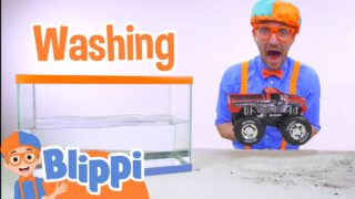 Learn to Wash Toy Trucks | Blippi Full Episodes | Educational Videos for Kids | Blippi Toys